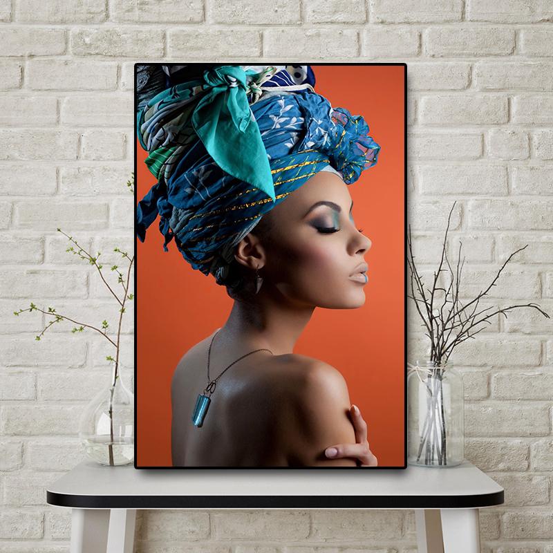 Изображение товара: Плакаты и принты Африканской обнаженной женщины, картины для гостиной, настенные плакаты, декоративная живопись