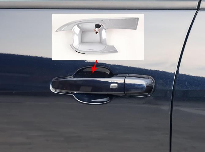 Изображение товара: ABS дверная ручка Чаша крышка чашки отделка под давлением гарнир для Chevrolet Блейзер 2019 2020