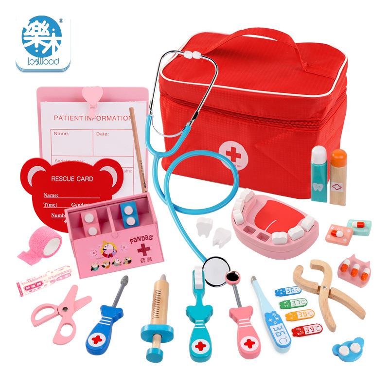 Изображение товара: 60 шт./компл., ролевые докторские медицинские игрушки, коробка для обучения детей, коробка для лекарств, чехол, ролевые креативные игрушки для игр