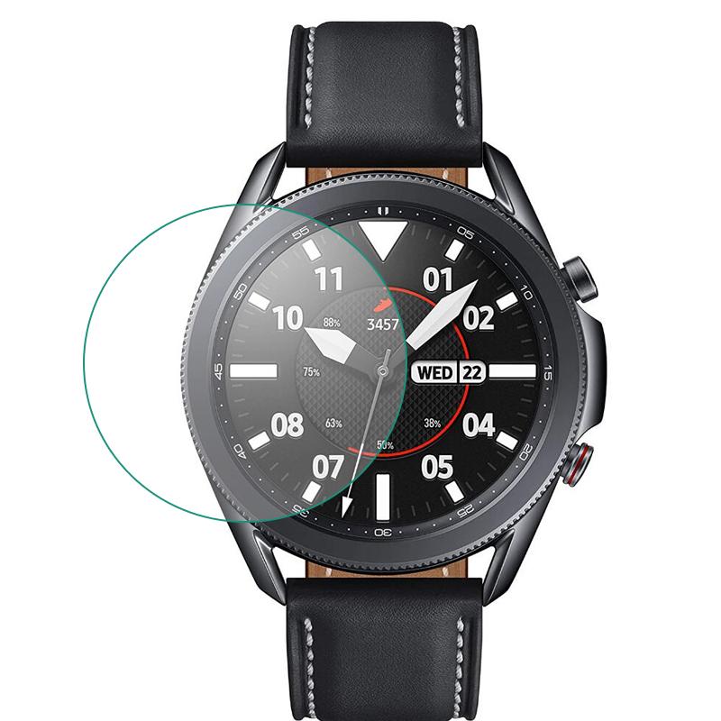 Изображение товара: Защитная пленка из закаленного стекла/прозрачного мягкого ТПУ для Samsung Galaxy Watch 3 45 мм 41 мм, аксессуары для смарт-часов, 2 шт.