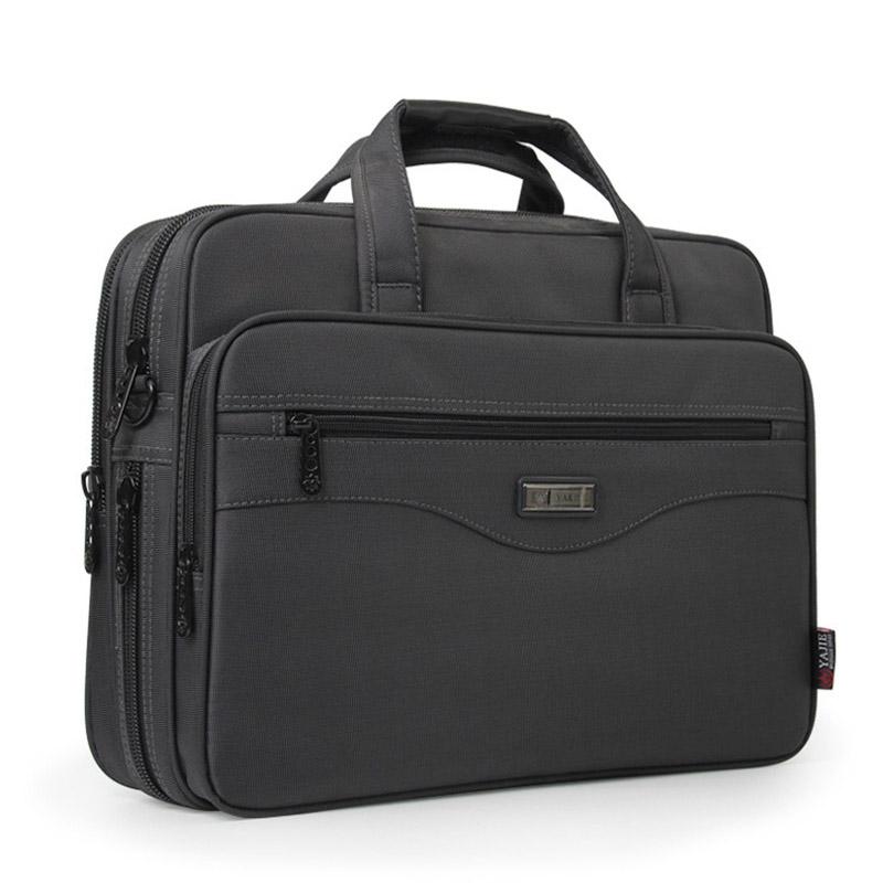 Изображение товара: Мужская сумка Оксфорд для ноутбука, высокое качество, дорожные компьютерные портфели, мужские сумки, многофункциональные водонепроницаемые сумки-мессенджеры