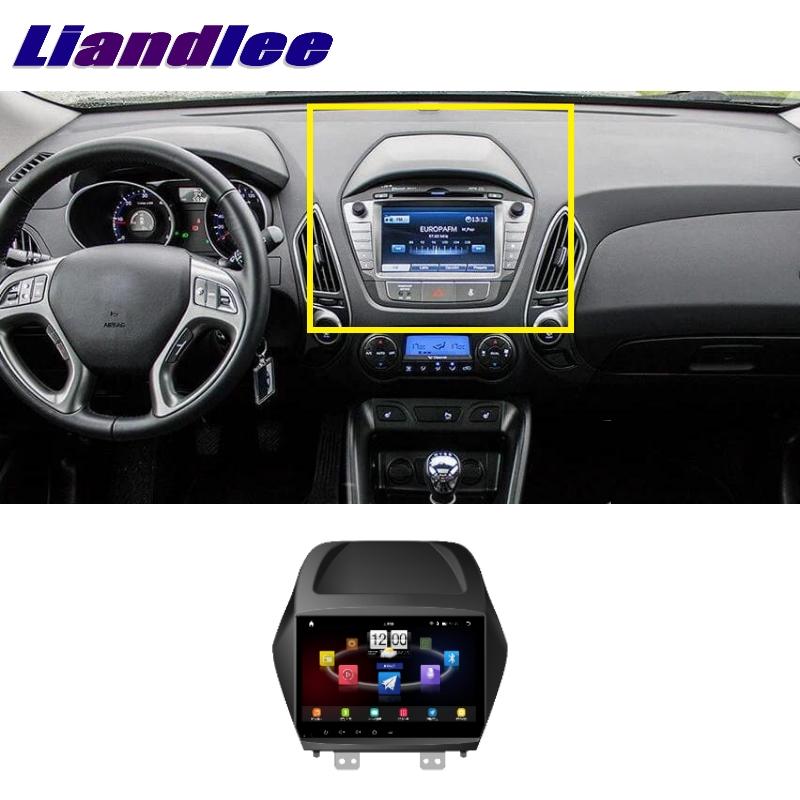 Изображение товара: Автомобильный мультимедийный телевизор, DVD, GPS, аудио hi-fi, радио, стерео, навигация LiisLee для Hyundai Tucson ix ix35 2009 ~ 2015
