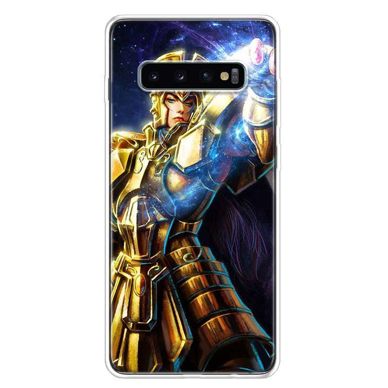 Изображение товара: Аниме Чехол Saint Seiya для телефона Samsung Galaxy S20 FE S21 S22 Ultra S10 Lite S9 S8 Plus S7 Edge J4 + художественный чехол