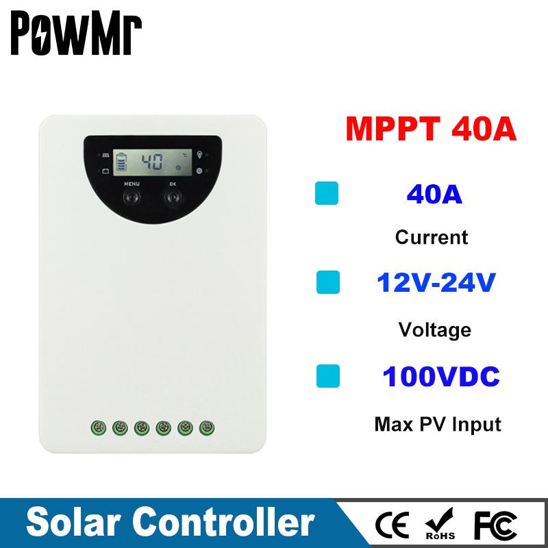 Изображение товара: MPPT 40A Контроллер заряда и разряда на солнечной батарее 12В 24В Авто MPPT Boost Equalization Float Charging for Liquid Gel AGM Lithium