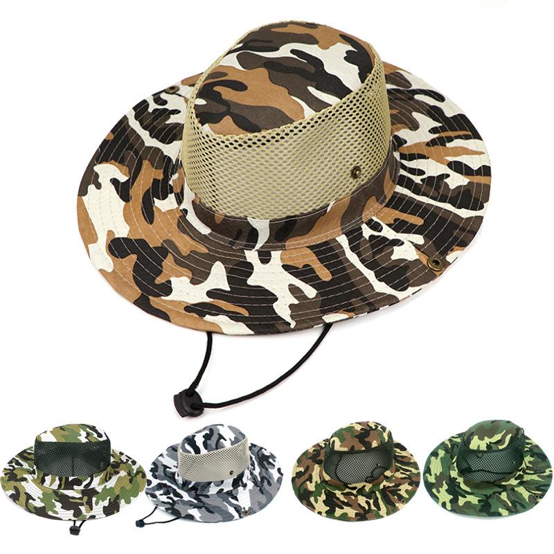 Изображение товара: Камуфляжная шляпа для рыбалки, походов, охоты