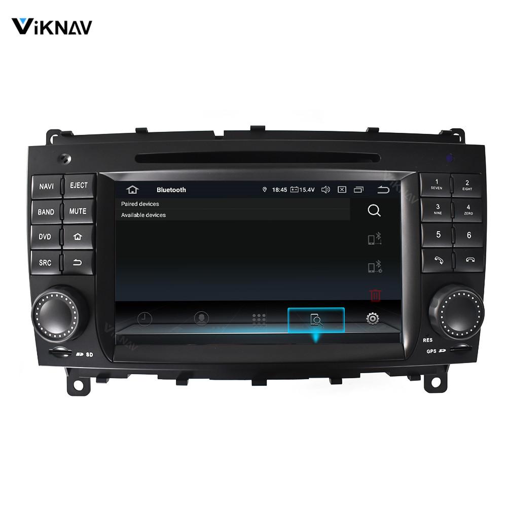 Изображение товара: 2din Android автомобильный Радио стерео приемник аудио для Benz CLK W209 CLS W219 2004-2012 автомобильный DVD плеер сенсорный экран GPS навигация
