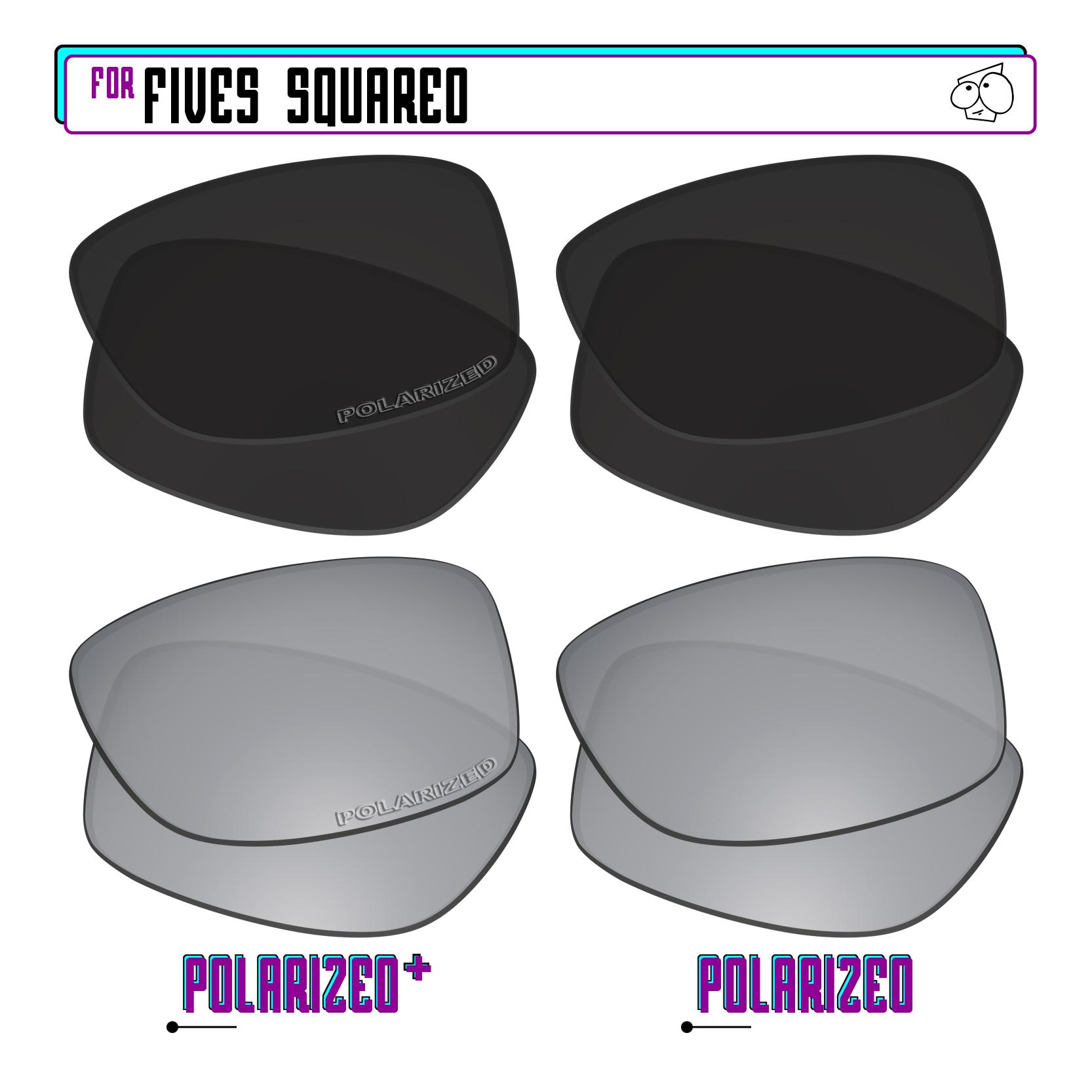 Изображение товара: Ezrelease поляризованные Сменные линзы для солнцезащитных очков-солнцезащитные очки в квадратном стиле-BlkSirP Plus-BlkSirP
