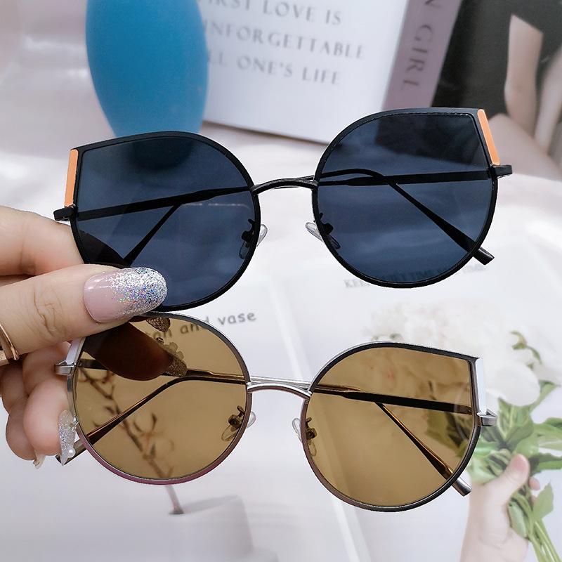 Изображение товара: Солнцезащитные очки женские, зеркальные, со светоотражающими плоскими линзами, UV400, для вождения, винтажные, 2020