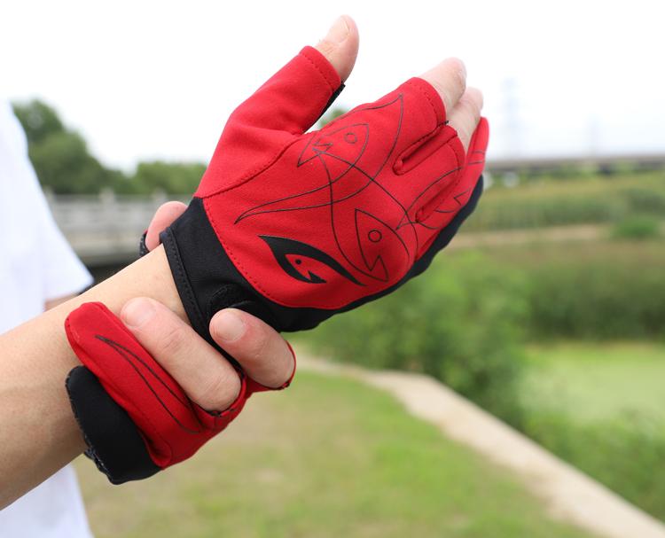 Изображение товара: Японские зимние теплые рыболовные перчатки RYOJIN с тремя пальцами, мужские перчатки Egfishing Luya, теплые Нескользящие, M-L-XL