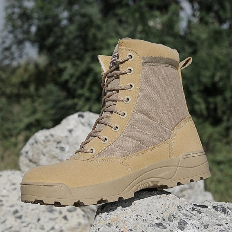 Изображение товара: Ботинки мужские тактические, Военная Обувь для пустыни, рабочие защитные сапоги, армейские