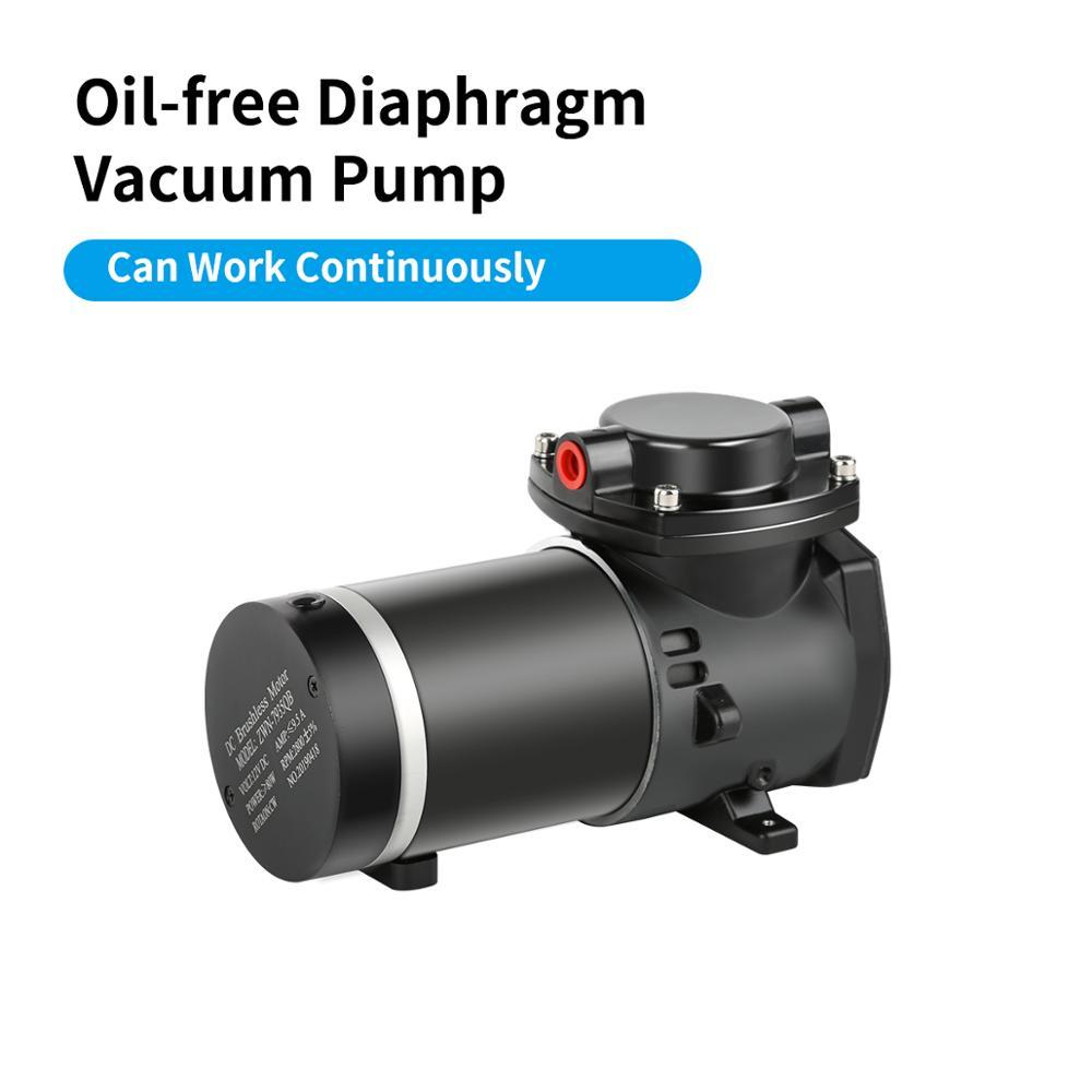 Изображение товара: MAISI 68W brushless pump  Micro Diaphragm Automatic Vacuum Pump 12V DC High Pressure Be applicable Industry Vacuum Plate Machine