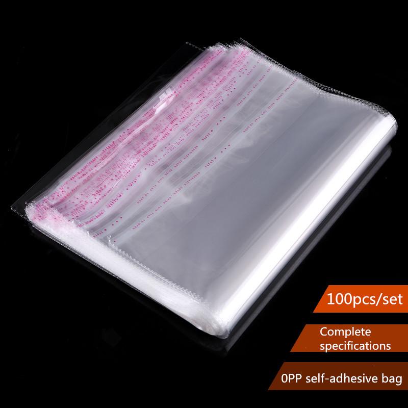 Изображение товара: Прозрачный самоклеящийся целлофановый пакет шириной 12 см, самозапечатывающийся маленький пластиковый пакет для конфет, упаковка, перезаряжаемые пакеты