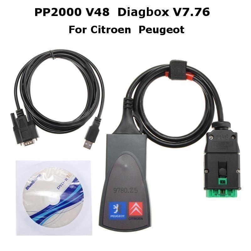 Изображение товара: Onever PP2000 V48 Lexia3 Diagnostic Scanner Diagbox V7.76 Fault Diagnosis Instrument Tester Tool For Citroen Peugeot Black Auto