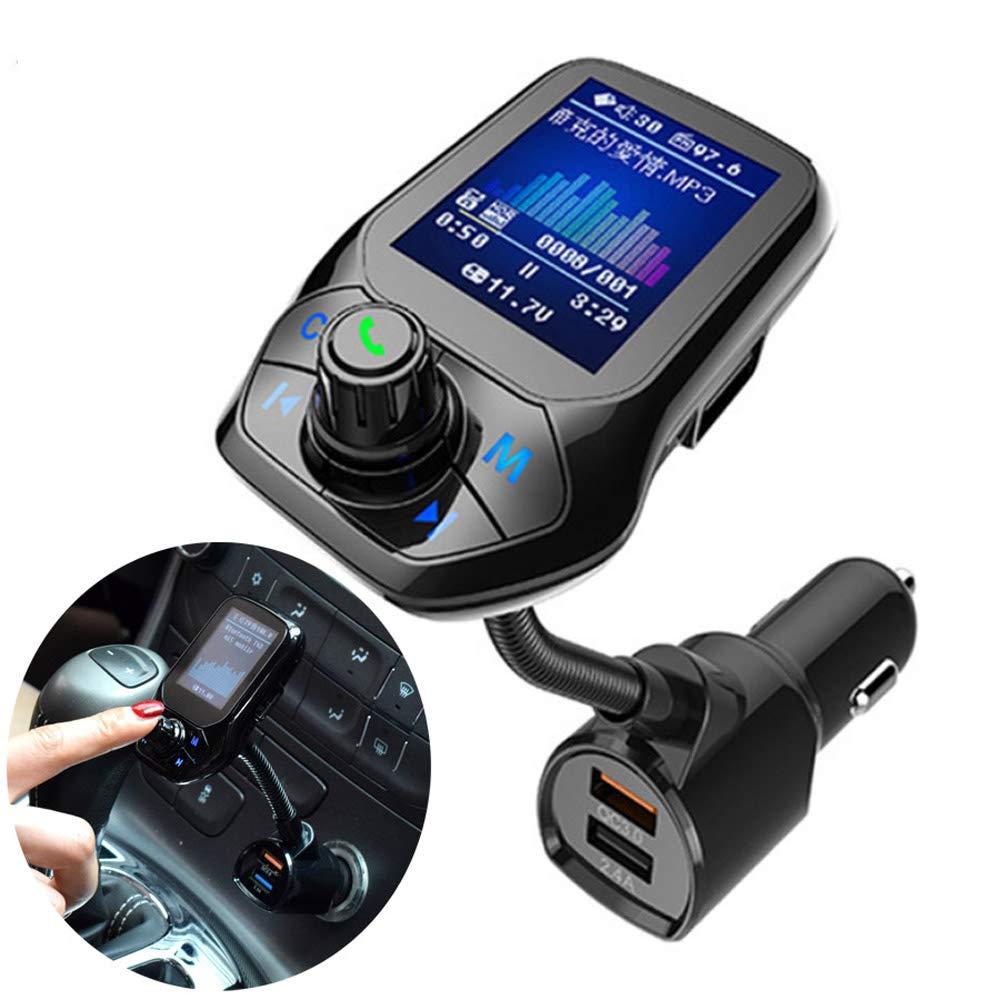 Изображение товара: Автомобильный Bluetooth-передатчик с цветным TFT-экраном 1,8 дюйма и USB-портом