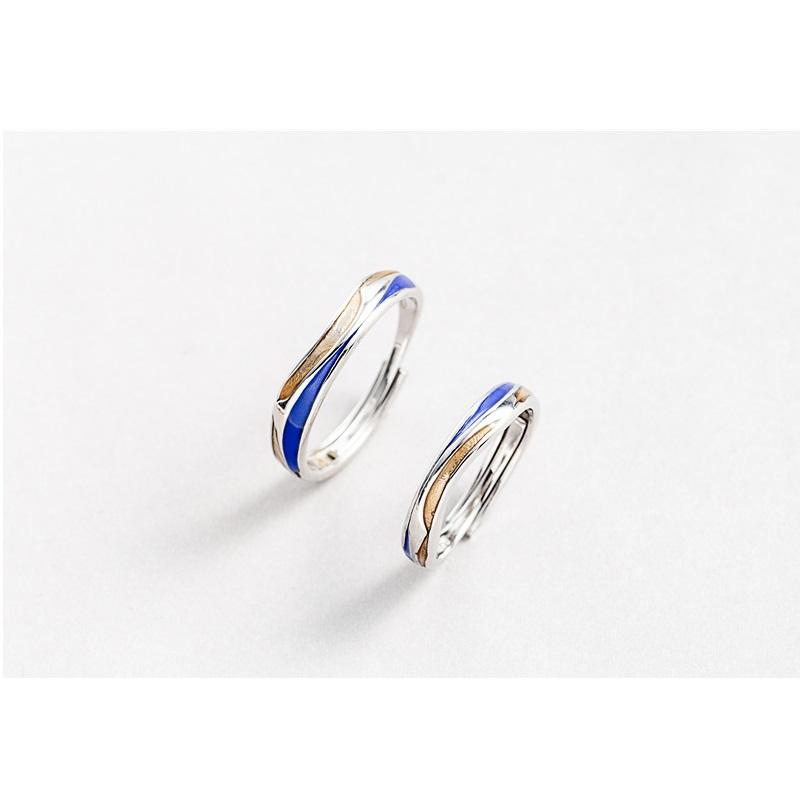 Изображение товара: Оригинальное кольцо Uloveido из серебра 925 пробы, Открытое кольцо для пары, SALRG26