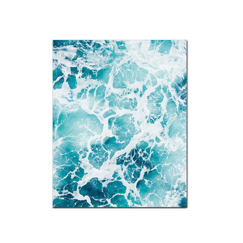 Изображение товара: Настенный Декор для дома с изображением синего моря, современные скандинавские постеры на холсте с летней волной океана, декоративные картины для комнаты