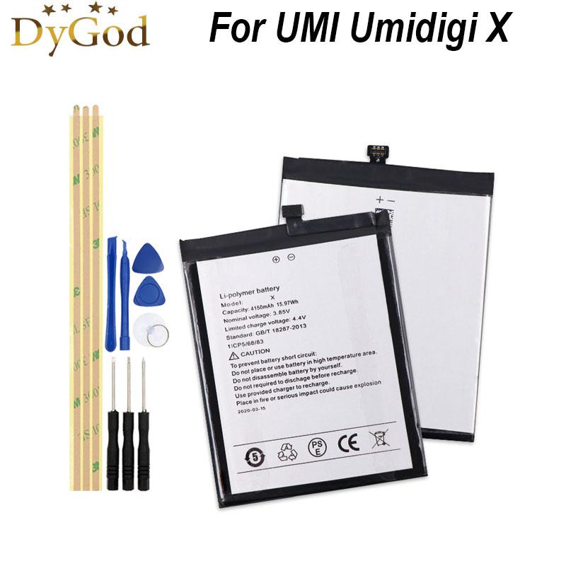 Изображение товара: Для UMI Umidigi X Аккумулятор 4150 мАч смартфон запасной аккумулятор для Umidigi X AKKU с бесплатными инструментами