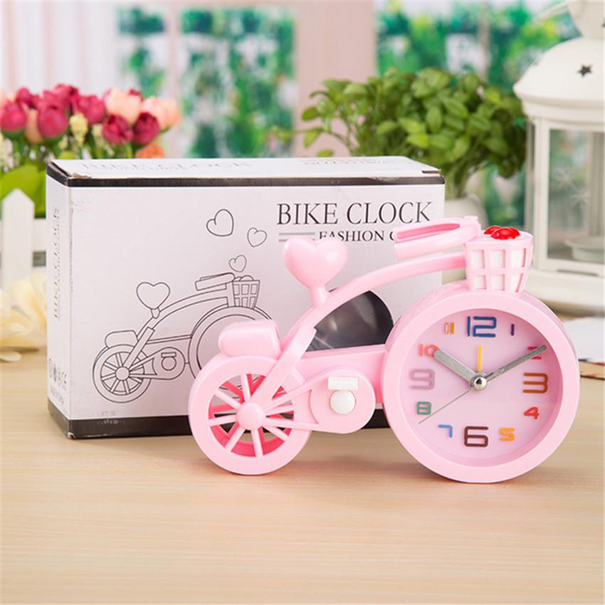 Изображение товара: Конфеты креативный велосипед детский будильник прикроватные будильники для студентов будильники для дома гостиной украшения часы для велосипеда