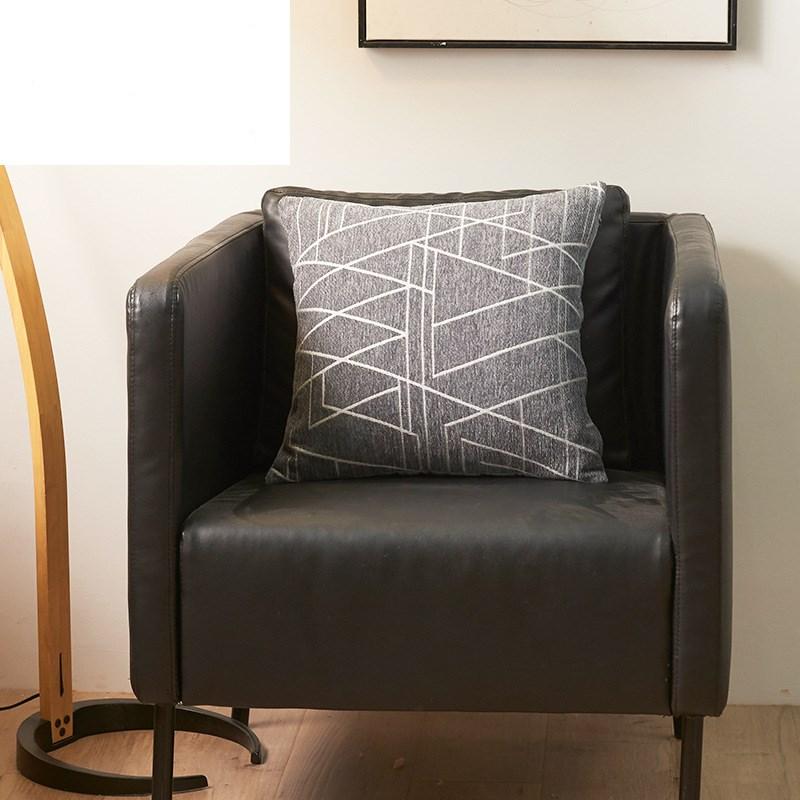 Изображение товара: 45*45cm Chenille Jacquard Geometric Throw Pillow Cushion Cover Home Decoration Sofa Bed Decor Decorative Pillowcase
