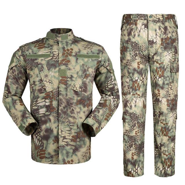 Изображение товара: Армейский костюм США для мужчин, камуфляжная Военная униформа для джунглей, пустыни, Мультикам, охотничья куртка + брюки, военно-морская тактическая боевая одежда