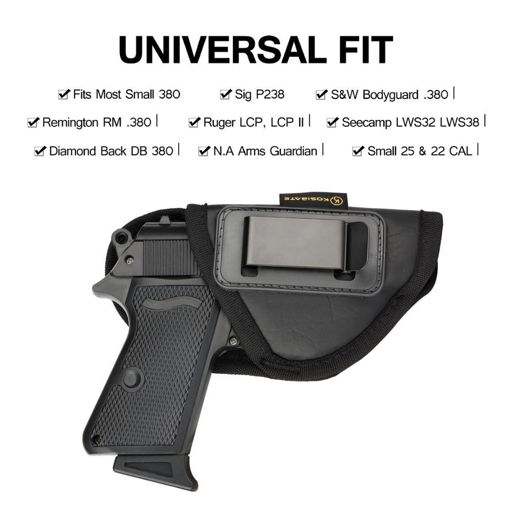 Изображение товара: Универсальная кобура для пистолета IWB для маленького размера 380 Keltec Sig Sauer P238 S & W .380 Ruger LCP