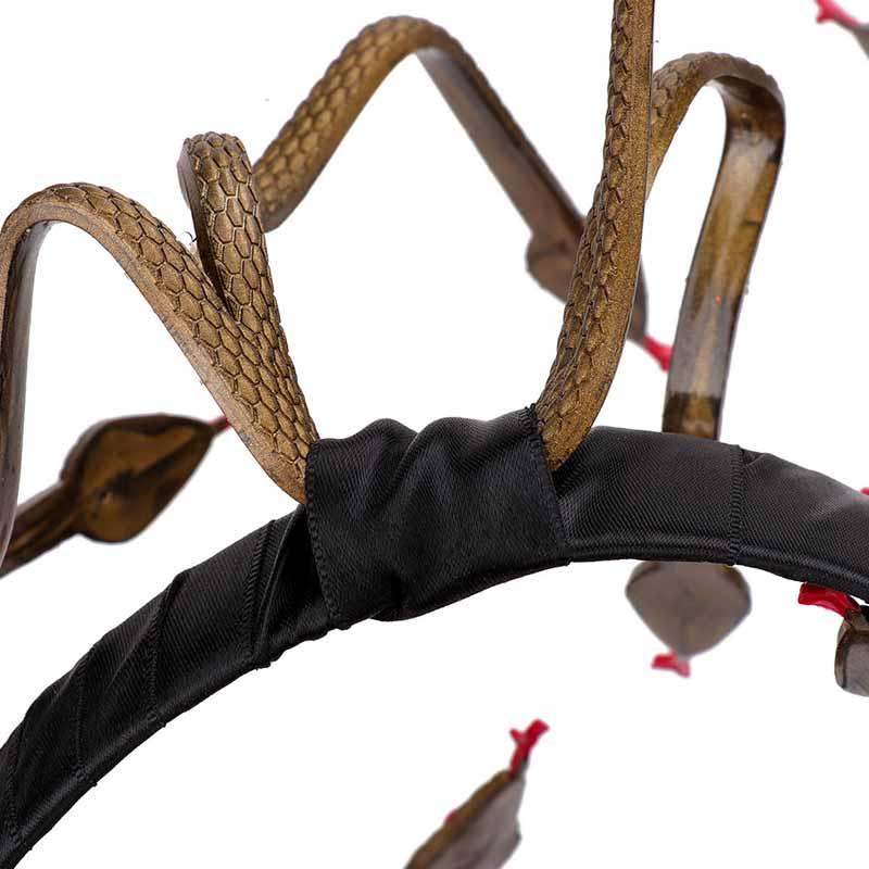 Изображение товара: Головной убор Medusa Snake повязка на глаза для косплея, 2020, реквизит для украшения вечеринки, Molezu, для Хэллоуина, карнавала, сцены
