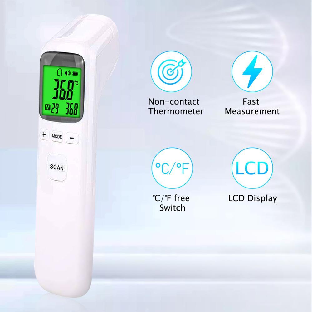 Изображение товара: Цифровой инфракрасный термометр для лба, бытовой бесконтактный термометр для детей, высокоточный цифровой термометр