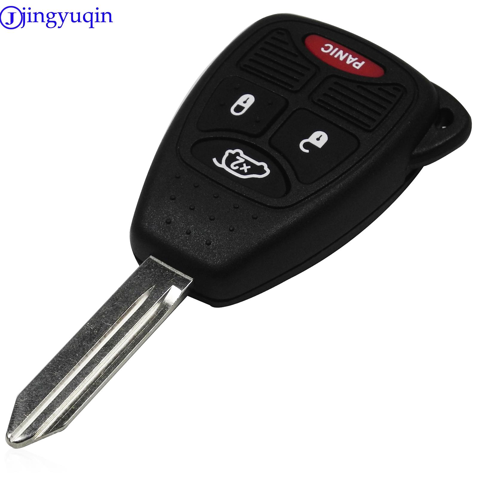 Изображение товара: Jingyuqin 20x4 кнопочный флип-чехол для ключей с дистанционным управлением чехол для Dodge Jeep Commander Grand Cherokee Chrysler Aspen 300 Fob автомобильный чехол для ключей