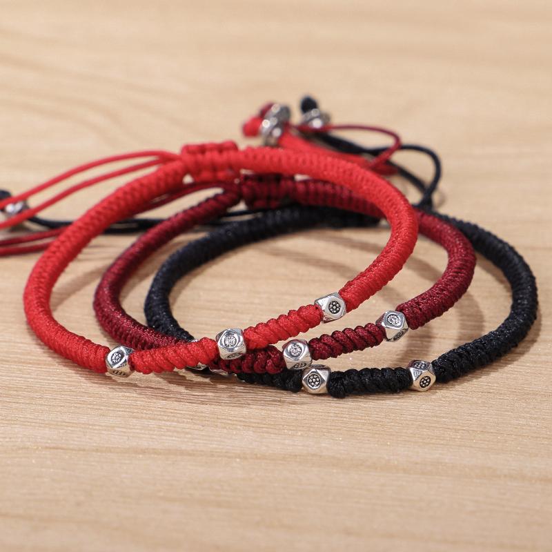 Изображение товара: Браслет ручной работы, тибетский буддийский искусственный браслет, соответствующие браслеты для лучших друзей