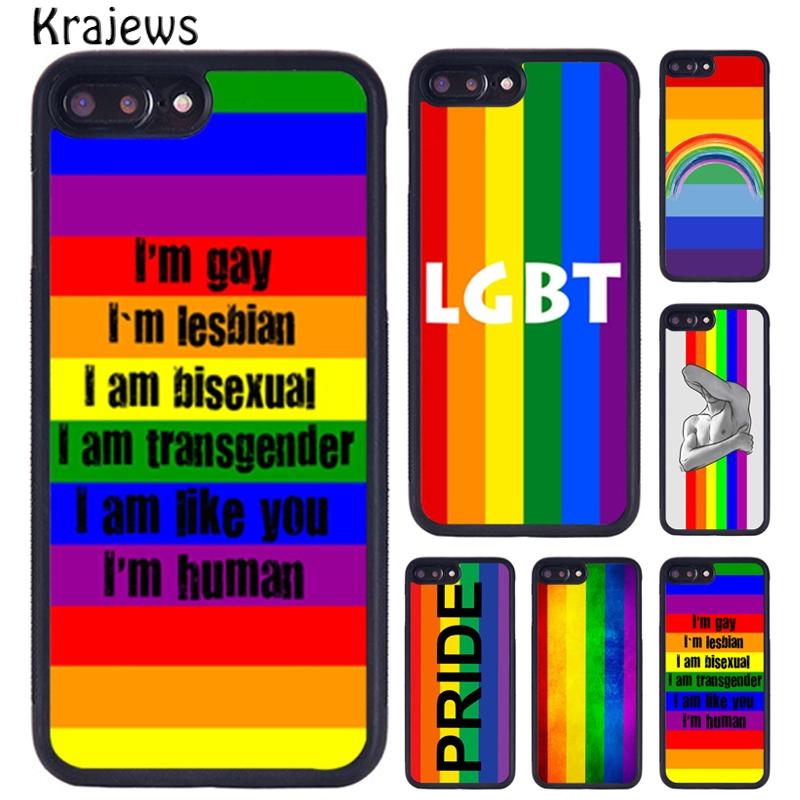 Изображение товара: Чехол с изображением ЛГБТ-радуги для iPhone X XR XS 11 Pro MAX 5 6 6S 7 8 Plus samsung Galaxy S7edge S8 S9 S10