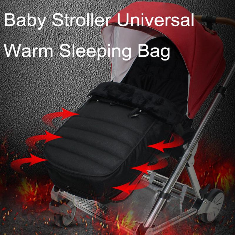 Изображение товара: Зимняя детская коляска спальный мешок для новорожденных толстый теплый чехол для ног для Bebe коляска универсальная подушка аксессуары для ног