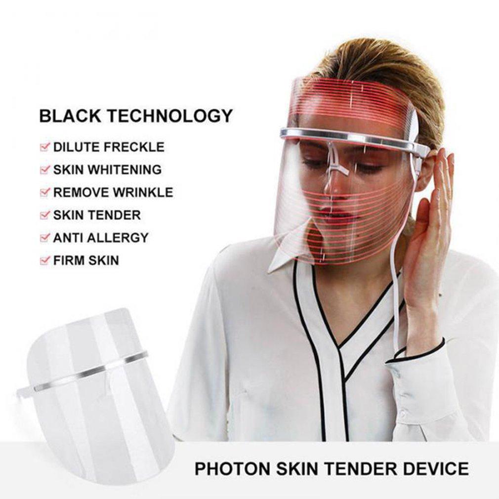 Изображение товара: Светодиодная фототерапевтическая маска против акне, против морщин, спа-инструмент, инструмент для ухода за кожей лица, инструменты для ухода за кожей лица