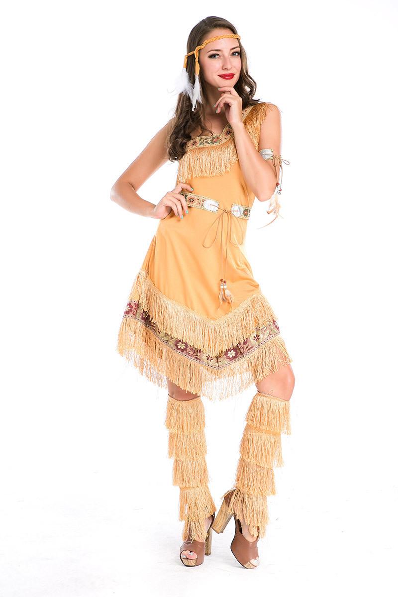 Изображение товара: Женский костюм кавимана на Хэллоуин для взрослых, костюмы богини спасательных племен с кисточками, платья для косплея и вечеринок для девочек