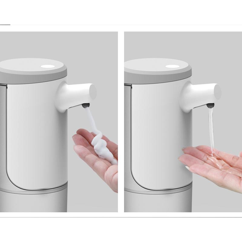 Изображение товара: Автоматический диспенсер для мыла 450 мл, безупречный Пенящийся диспенсер для мыла, зарядка через USB, Электрический Дозатор для мыла
