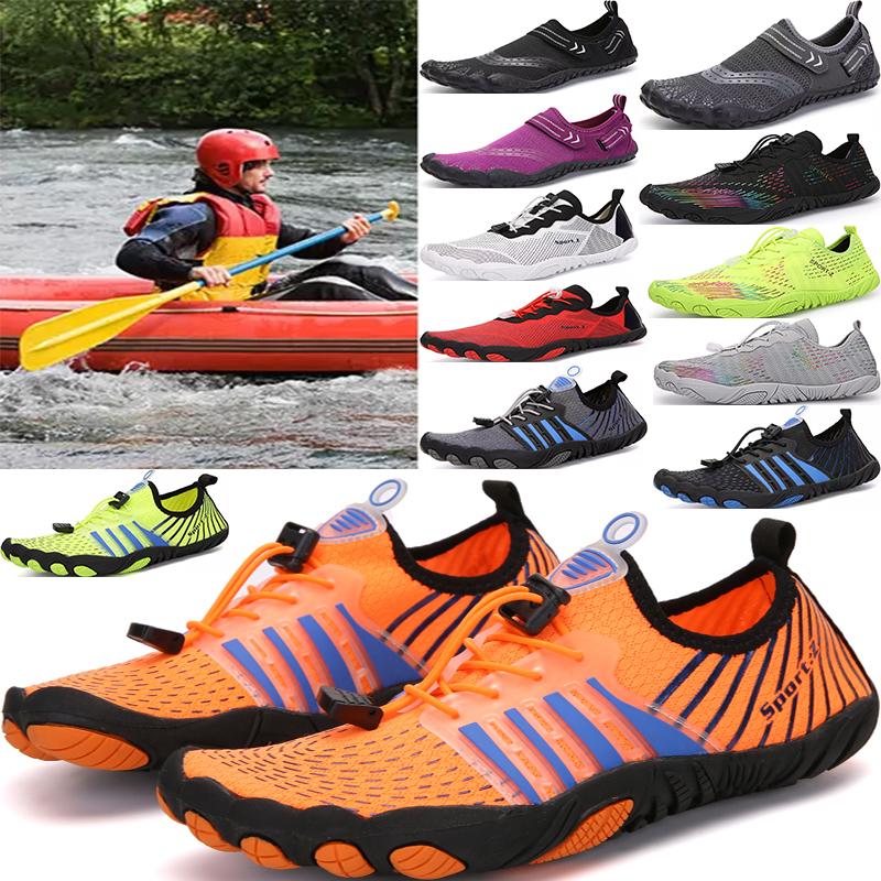 Изображение товара: Новинка 2020, пляжная обувь для плавания и фитнеса, быстросохнущая обувь для восхождения, обувь для йоги, кофе, тренировочная обувь, походная обувь с пятью носками