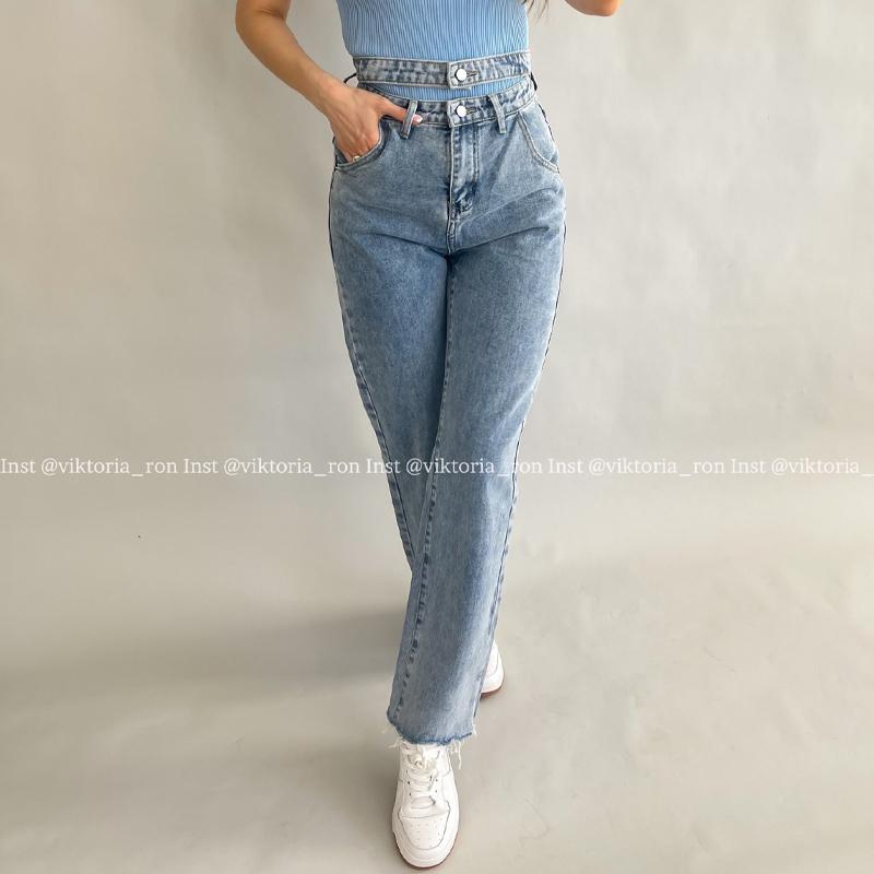 Изображение товара: Женские джинсы GOPLUS с высокой талией, прямые брюки для мам, женские свободные зимние джинсы-бойфренды 2022, женские брюки