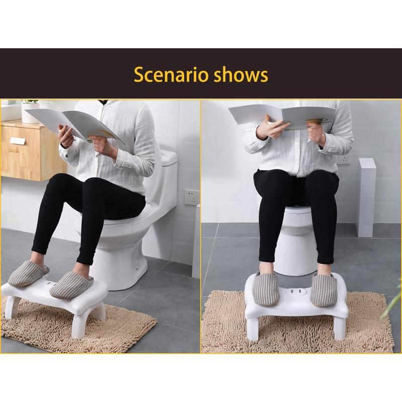 Изображение товара: Складной стул для унитаза, Многофункциональный стул для приседания с ароматерапией, креативный нескользящий стул для унитаза