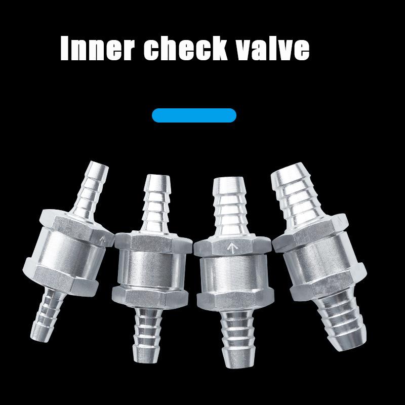 Изображение товара: 2019 обратный односторонний обратный клапан, резьбовой клапан из алюминиевого сплава, топливо, бензин, дизель, морская вода CSL88