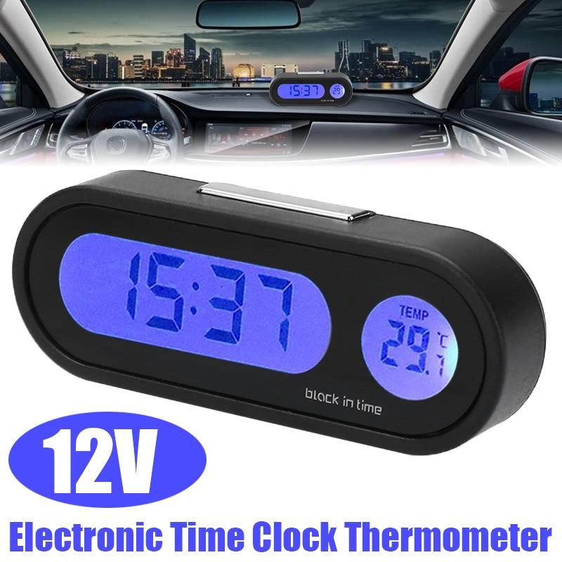Изображение товара: 2 в 1, Автомобильный цифровой термометр с ЖК-дисплеем