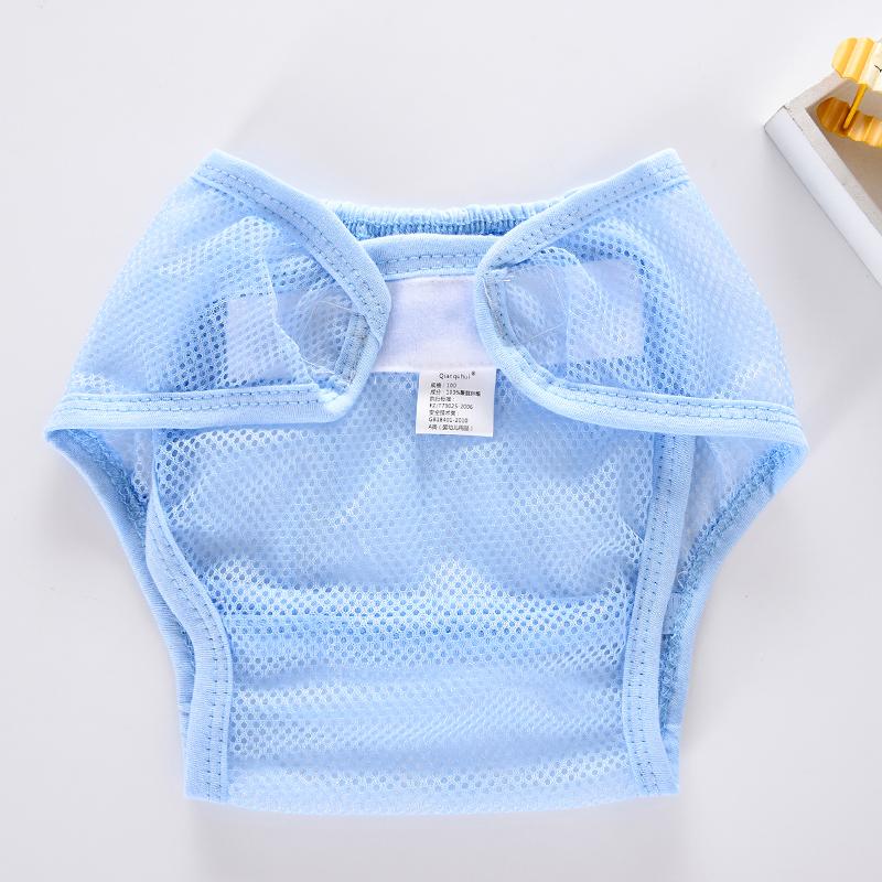 Изображение товара: Детские подгузники многоразовые памперсы, тканевые Подгузники моющиеся сетчатые карманные подгузники для новорожденных дышащие подгузники для младенцев с хлопковой подкладкой