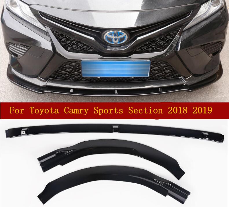 Изображение товара: 3 шт./компл. ABS диффузор для переднего бампера для Toyota Camry Sports раздел 2018 2019