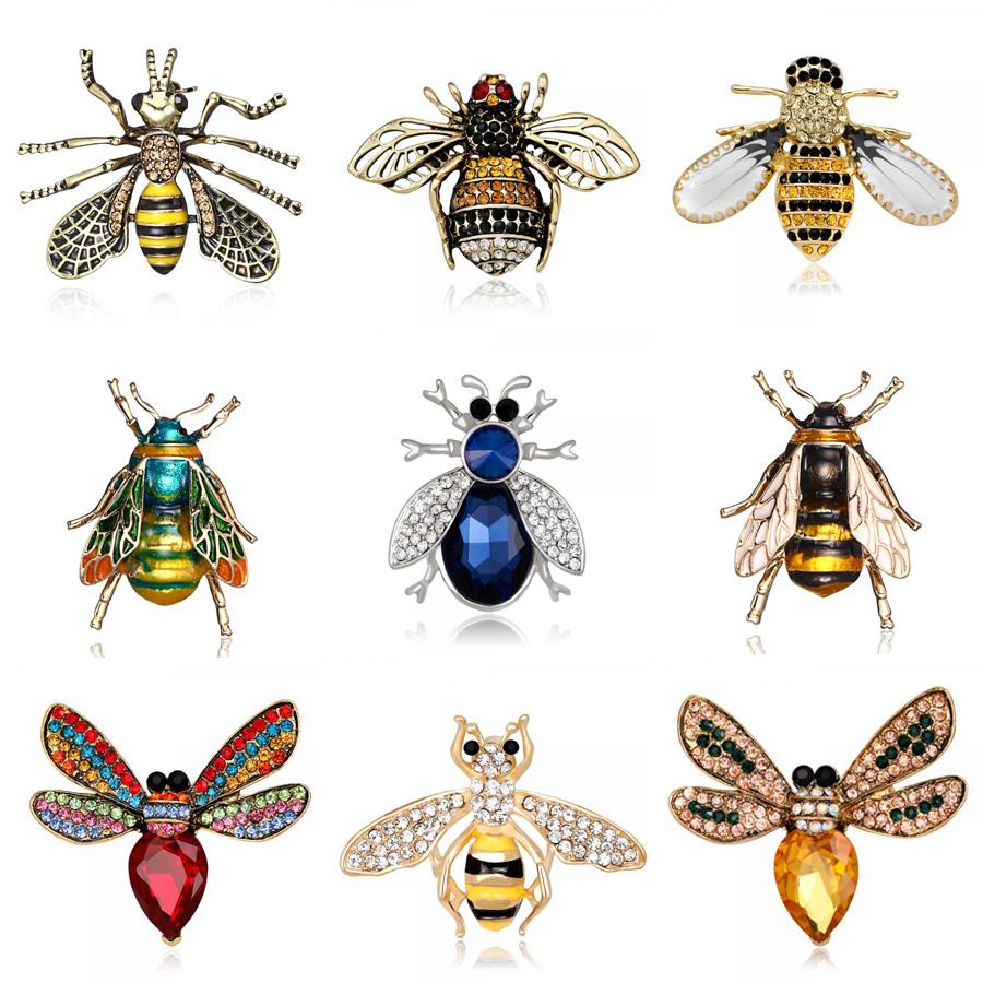 Изображение товара: Женская/Мужская брошь в виде пчелы, с эмалью