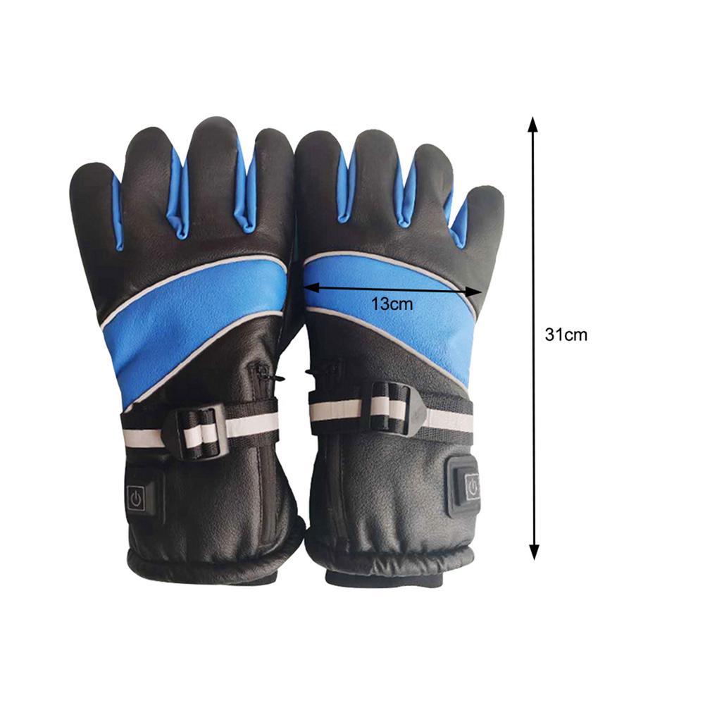 Изображение товара: Зимние водонепроницаемые мотоциклетные перчатки, теплые ветрозащитные перчатки, мотоциклетные перчатки для езды на мотоцикле, лыжные перчатки