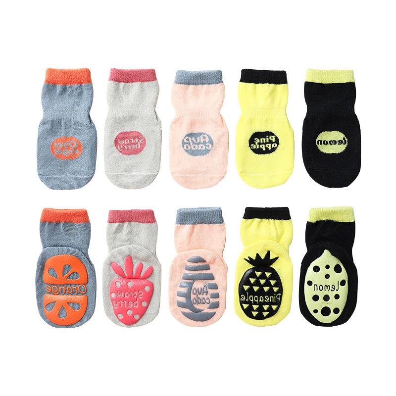 Изображение товара: 0-6Year Fruit Design Newborn Baby Socks Shoes Boy Girl Toddler First Walkers Booties Cotton Soft Anti-slip Warm Infant Crib Shoe