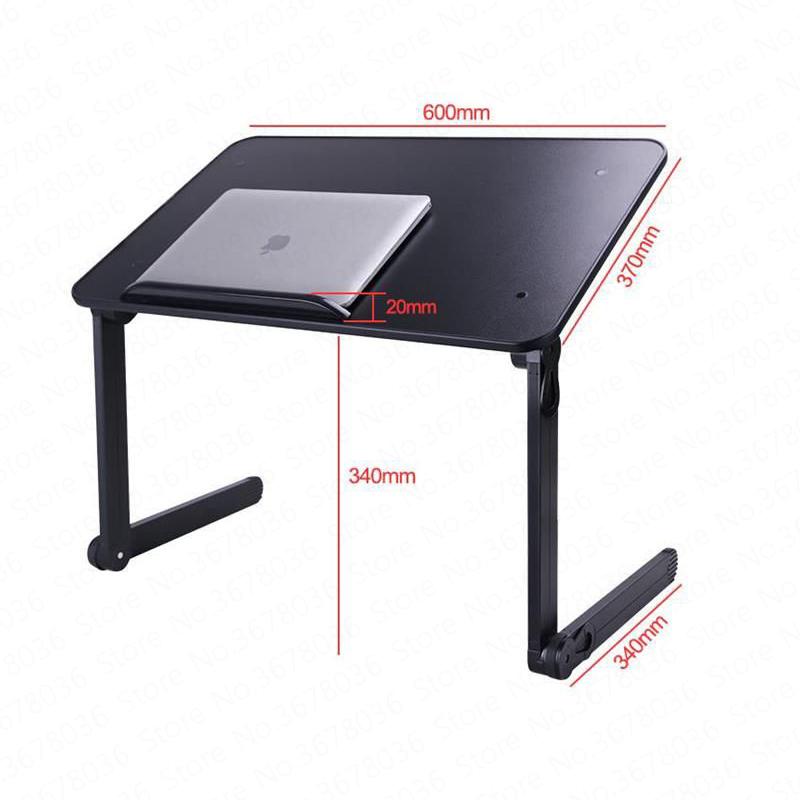 Изображение товара: Стол маленький складной, столик для ноутбука, кровать для маленького общежития, для колледжа, складной кронштейн с регулируемой высотой