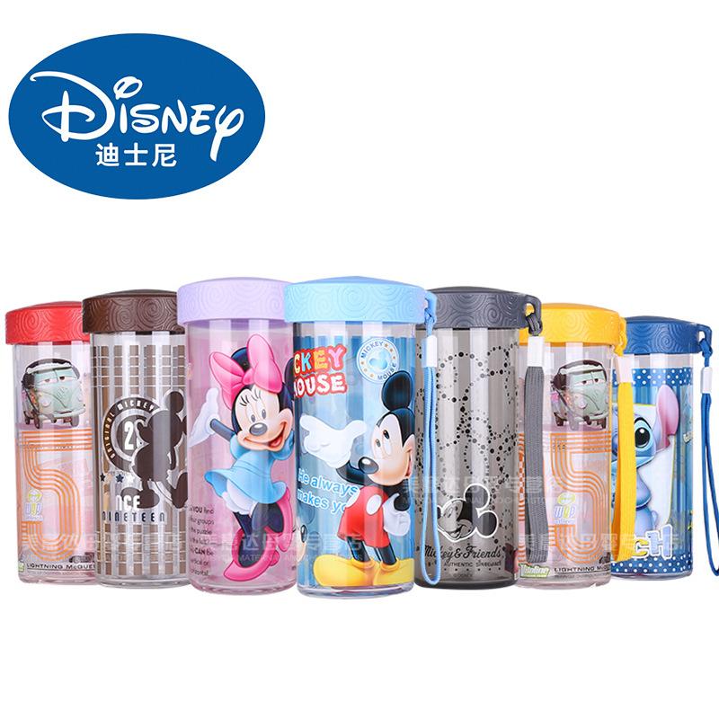 Изображение товара: Детская летняя чашка для воды Disney 419, милая мультяшная портативная чашка, студенческий чайник, пластиковая мультяшная чашка, подарок для мальчика и девочки