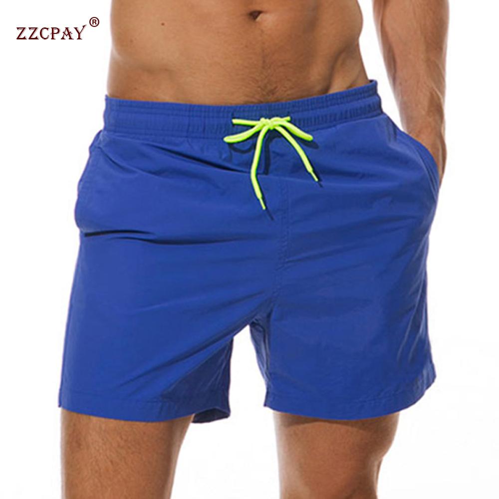 Изображение товара: Мужские плавки быстросохнущие пляжные шорты для купания купальные костюмы с внутренней сетчатой подкладкой и карманами эластичные пляжные шорты