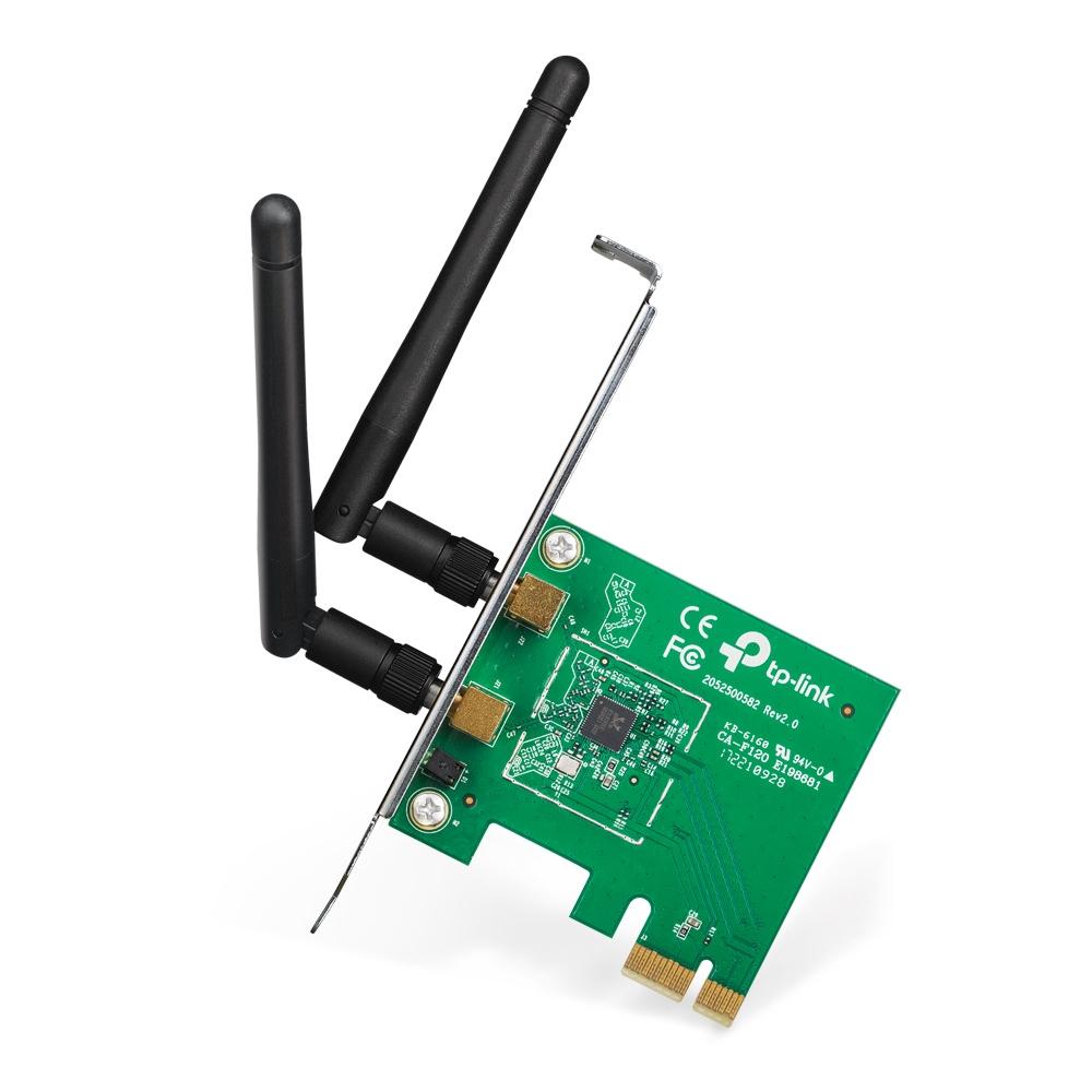 Изображение товара: TP-LINK y адаптер WLAN сетевая карта 300 Мбит/с внутренний, PCI Express, однодиапазонный (2,4 ГГц), 2 антенны