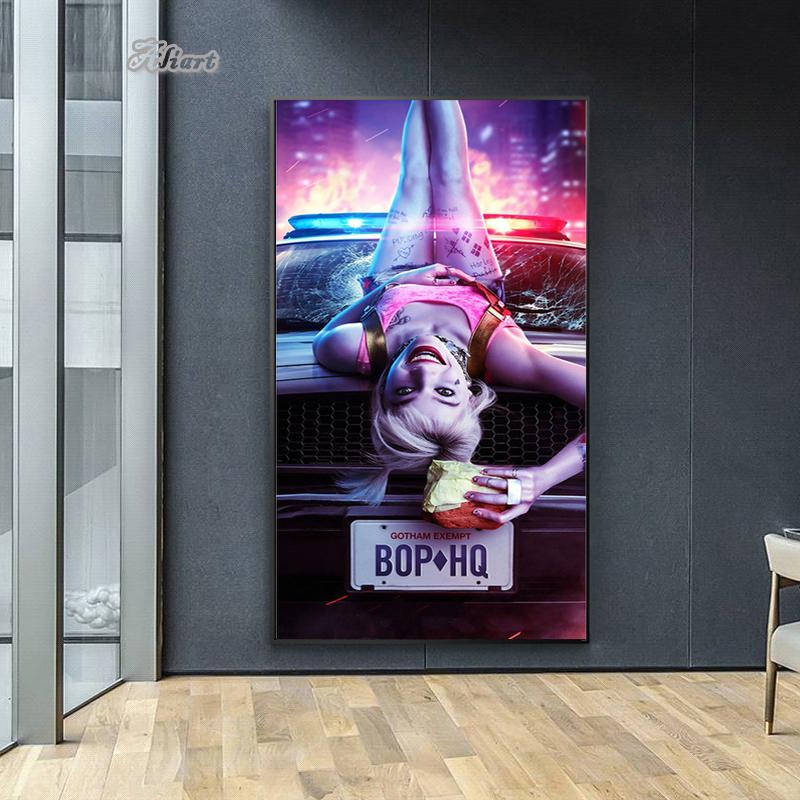 Изображение товара: Настенные постеры из сериала «Безумный Харли», Картина на холсте для женщин, настенные художественные картины для гостиной, домашний декор (без рамки)