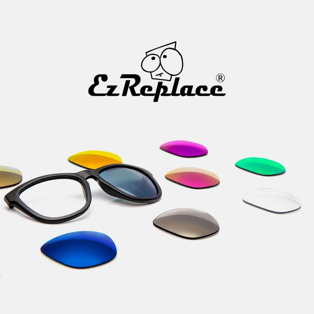 Изображение товара: Поляризованные Сменные линзы EZReplace для квадратных солнцезащитных очков Oakley Fives, черные P Plus, темно-синие P